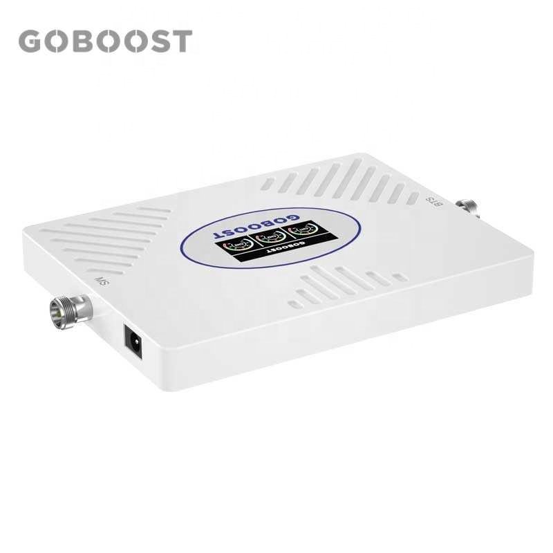 GOBOOST cellular repeater 900 1800 2100 mhz dcs tri band mobile cell phone network gsm 3G 4G signal booster